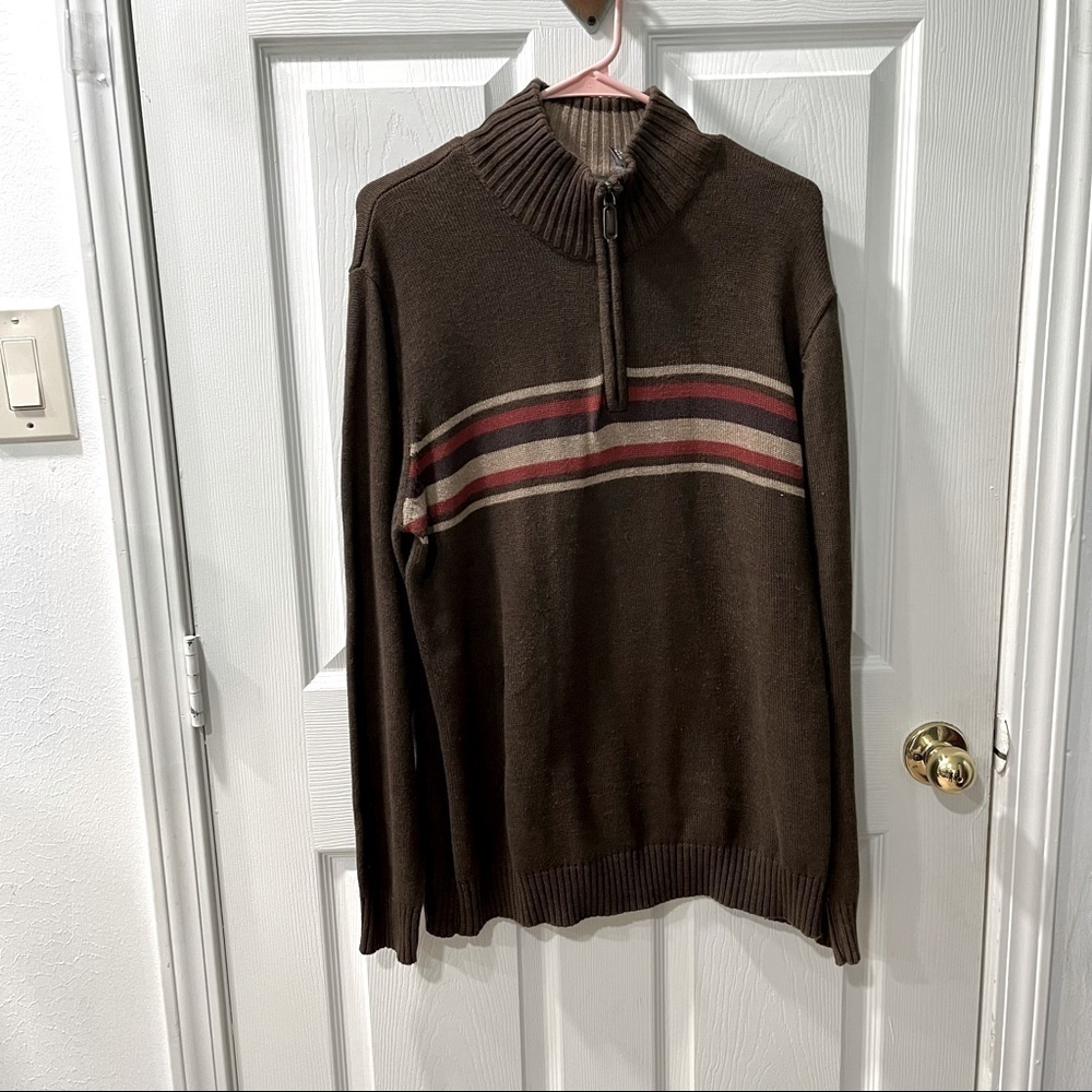 Oscar de la renta mens brown sweater